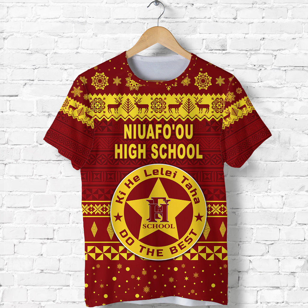 Niuafoou High School Christmas T Shirt Simple Style LT8 - Polynesian Pride