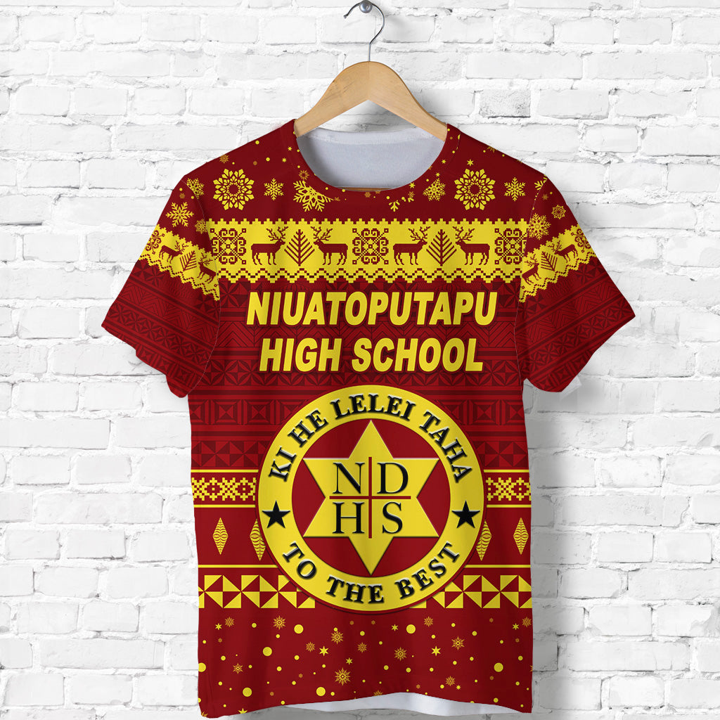 Niuatoputapu High School Christmas T Shirt Simple Style LT8 - Polynesian Pride