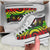 Niue High Top Shoes - Reggae Tentacle Turtle Unisex White - Polynesian Pride