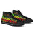 Niue High Top Shoes - Reggae Tentacle Turtle - Polynesian Pride