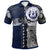 Hawaii Moanalua High School Custom Polo Shirt Moanalua High School Polynesian With Falcon Pattern LT10 Blue - Polynesian Pride