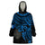 Northern Mariana Islands Blue Turtle Wearable Blanket Hoodie LT9 Unisex One Size - Polynesian Pride