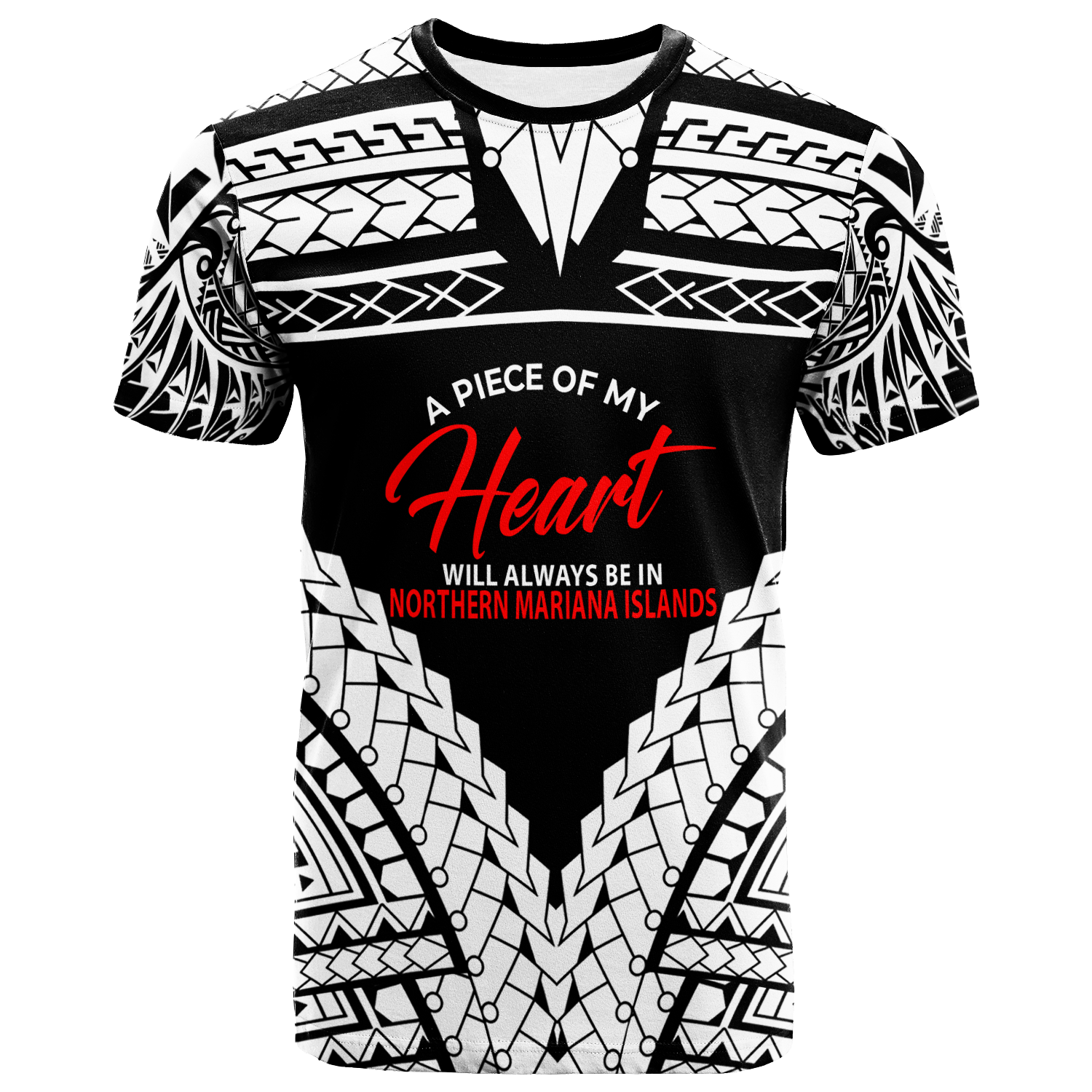 Northern Mariana Islands T Shirt A Piece Of My Heart Unisex White - Polynesian Pride