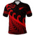 New Zealand Rugby Maori Polo Shirt Silver Fern Koru Vibes Red LT8 - Polynesian Pride