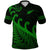 Custom New Zealand Rugby Maori Polo Shirt Silver Fern Koru Vibes Green LT8 - Polynesian Pride