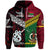 Vanuatu New Zealand Hoodie Together Red LT8 - Polynesian Pride