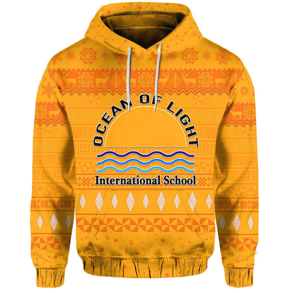 Ocean of Light International School Christmas Hoodie Simple Style LT8 - Polynesian Pride