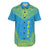 Palau Polynesian Chief Shirt - Flag Version Men Blue - Polynesian Pride