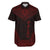 Palau Polynesian Chief Shirt - Red Version Men Red - Polynesian Pride