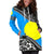 Palau Hoodie Dress - Palau Flag Fall In The Wave K9 - Polynesian Pride