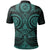 Polynesian Tattoo Polo Shirt Turquoise - Polynesian Pride