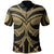 Samoan Tattoo Polo Shirt Gold Gold - Polynesian Pride