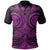 Polynesian Tattoo Polo Shirt Purple Purple - Polynesian Pride