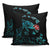 Hawaii Ohana Honu Paua Shell Pillow Covers - Polynesian Pride