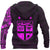 Fiji Hoodie Fiji Seal Polynesian Tattoo Style Pink - Polynesian Pride