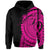 Hawaii Polynesian Hoodie In My Heart Ryan Style Pink - Polynesian Pride