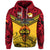 Custom Papua New Guinea Port Moresby Vipers Zip Hoodie Rugby Original Style Red, Custom Text and Number LT8 - Polynesian Pride