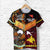 Custom Papua New Guinea and Australia Aboriginal T Shirt Together, Custom Text and Number LT8 - Polynesian Pride