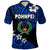 Custom FSM Pohnpei Polo Shirt Unique Vibes Blue LT8 - Polynesian Pride