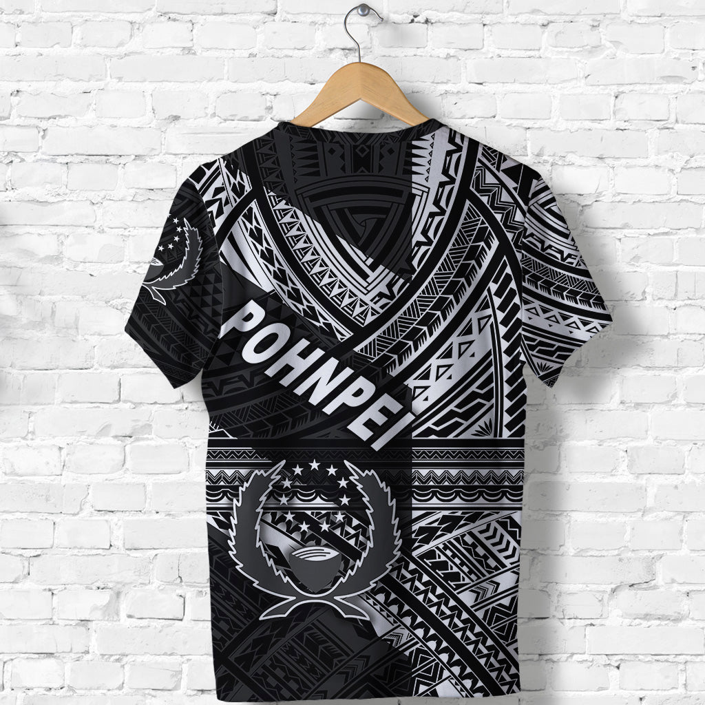 FSM Pohnpei T Shirt Original Style Black LT8 - Polynesian Pride