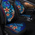 Pohnpei Custom Personalised Car Seat Covers - Vintage Tribal Mountain - Polynesian Pride