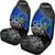 Pohnpei Car Seat Covers - Pohnpei Flag Fall In The Wave - K9 Universal Fit Blue - Polynesian Pride