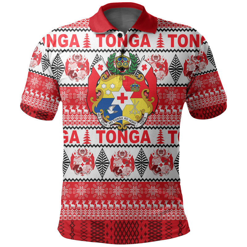 Tonga Christmas Polo Shirt 2022 LT6 - Polynesian Pride