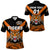 Custom Papua New Guinea Lae Snax Tigers Polo Shirt Rugby Original Style Orange LT8 Unisex Orange - Polynesian Pride