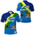 Custom Vanuatu Malampa and Fiji Day Polo Shirt October 10 LT8 Unisex Blue - Polynesian Pride