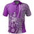 Hawaiian King Kamehameha Polo Shirt Vibe Purple Style LT6 Purple - Polynesian Pride