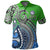 Custom Marae Moana Cook Islands Marine Park Polo Shirt LT6 Green - Polynesian Pride