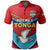 Custom Tonga Mate Maa Rugby Polo Shirt Jersey LT6 Red - Polynesian Pride