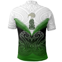 New Zealand Maori Manaia Polo Shirt - Green - Polynesian Pride