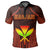 Hawaiian Kanaka Turtle Polynesian Polo Shirt Orange Stronge Style - Polynesian Pride