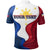 Custom Philippines Polo Shirt Flag Style LT6 - Polynesian Pride