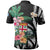 Fiji All Over Print Polo Shirt Coat Of Arms Polynesian With Hibiscus - Polynesian Pride