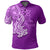 Custom Hammerhead shark Polo Shirt Polynesian Purple Style LT6 Unisex Purple - Polynesian Pride