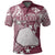 Custom Cook Islands Polo Shirt Mangaia LT6 Unisex Maroon - Polynesian Pride