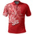 Custom Hammerhead shark Polo Shirt Polynesian Red Style LT6 Unisex Red - Polynesian Pride