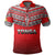 Custom Tonga Polo Shirt Ngatu Polynesian Red Style LT6 Unisex Red - Polynesian Pride