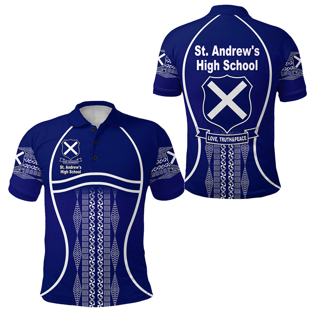 St. andrews High School Polo Shirt Unique Vibes LT8 - Polynesian Pride