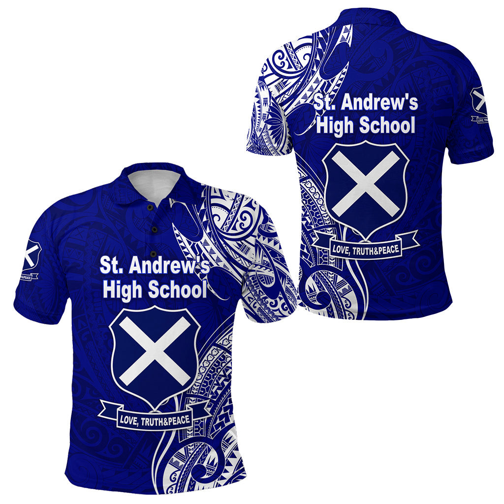 St. andrews High School Polo Shirt Original Style LT8 - Polynesian Pride