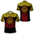 Marquesas Islands Polo Shirt Marquesan Tattoo Simplified Version Yellow LT8 - Polynesian Pride