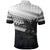 Fiji Rugby Makare and Tapa Patterns Polo Shirt Black - Polynesian Pride