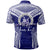 Custom Tupou College Polo Shirt Blue Style LT6 - Polynesian Pride