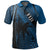 Custom Fiji Polo Shirt Special Style Tapa No.2 Unisex Blue - Polynesian Pride