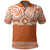 Tailulu College Polo Shirt Tonga Patterns Unisex Orange - Polynesian Pride