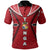 Tonga Polo Shirt Ngatu Coat Of Arms Red - Polynesian Pride