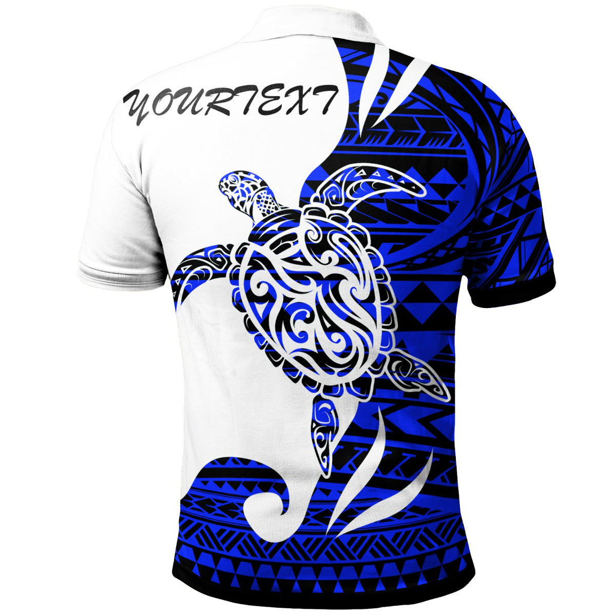 Polynesian Custom Polo Shirt Mega Turtle - Polynesian Pride