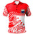 Samoa Custom Polo Shirt Dynamic Sport Style Red White Color Unisex Red - Polynesian Pride